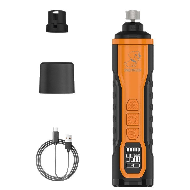 Quiet Nail Grinder for Cats & Dogs — USB Rechargeable, 2000mAh