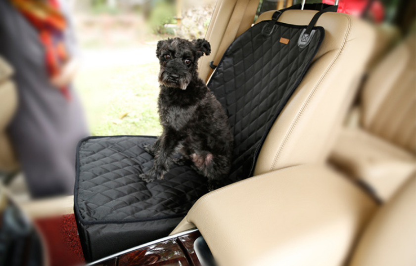 Waterproof Car Seat Protector for Dogs — Foldable 2-in-1 Cover
