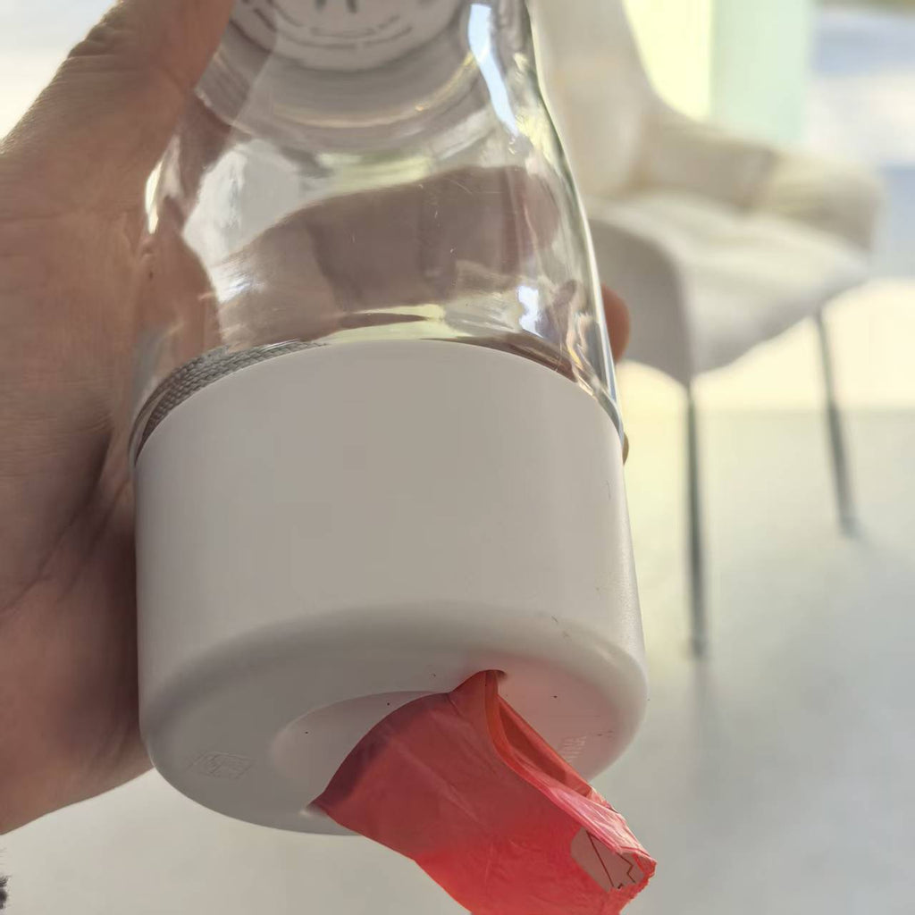 3-in-1 Walk & Feed Travel Bottle for Dogs — Water, Food & Waste Bags