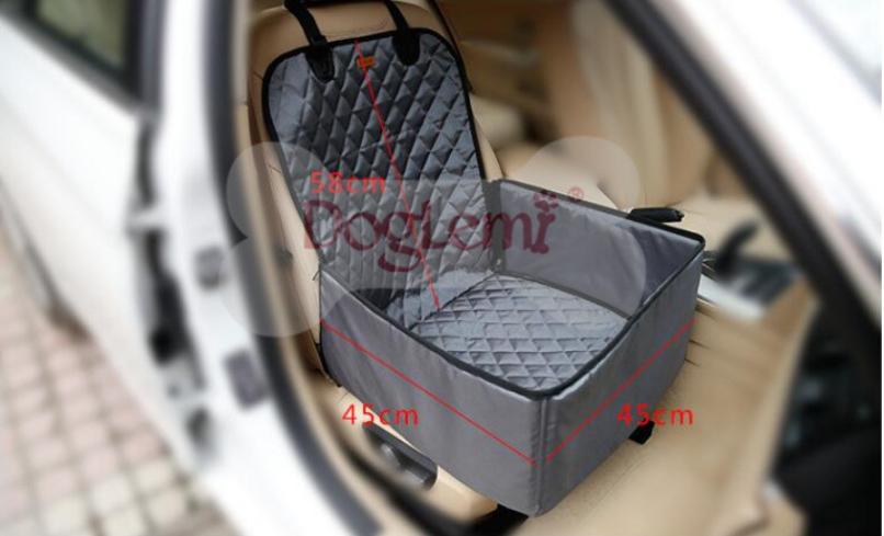 Waterproof Car Seat Protector for Dogs — Foldable 2-in-1 Cover