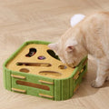 Sisal Cat Scratcher with Interactive Balls — Compact 30cm Cube