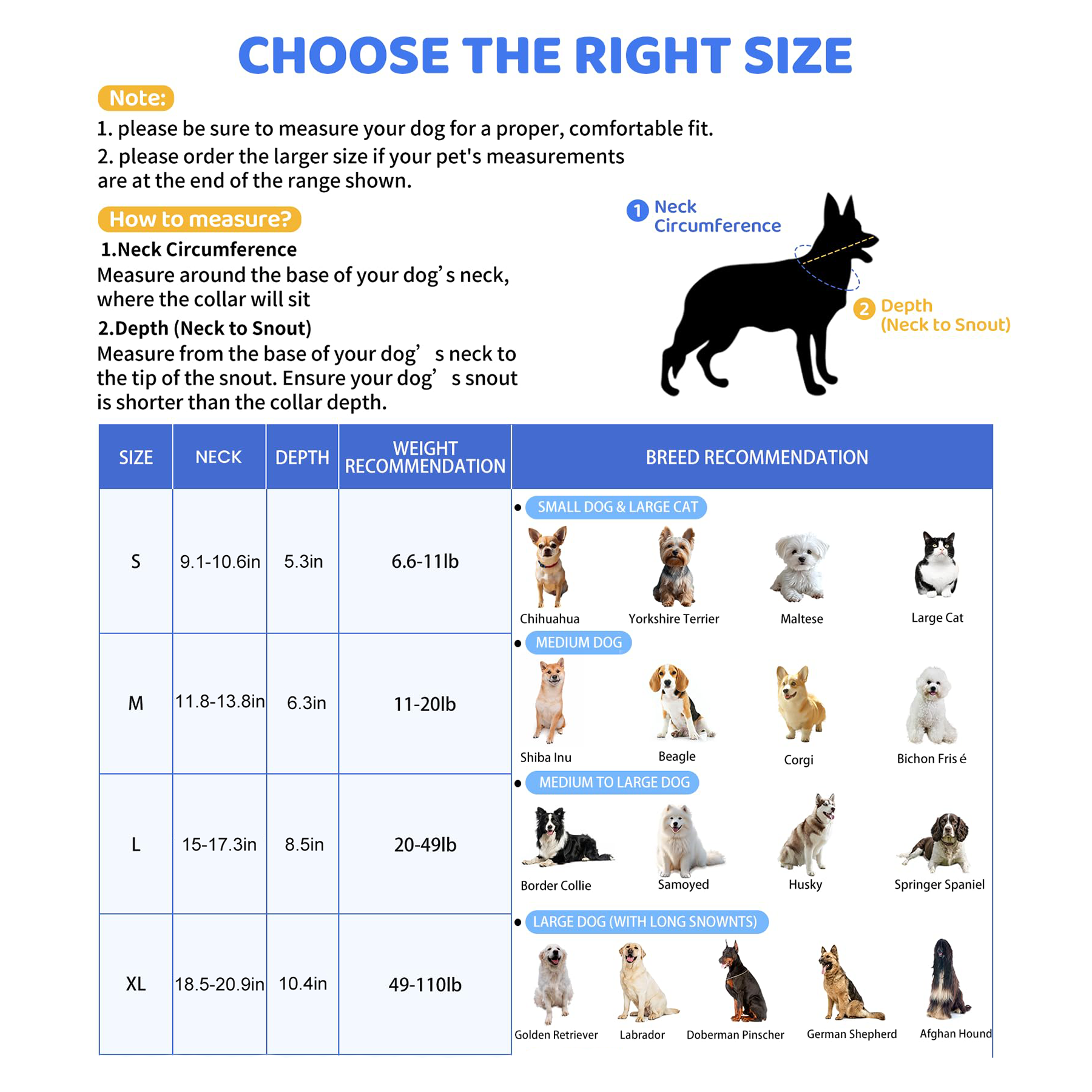 Recovery Cone Collar for Dogs & Cats — Soft, Adjustable & Washable