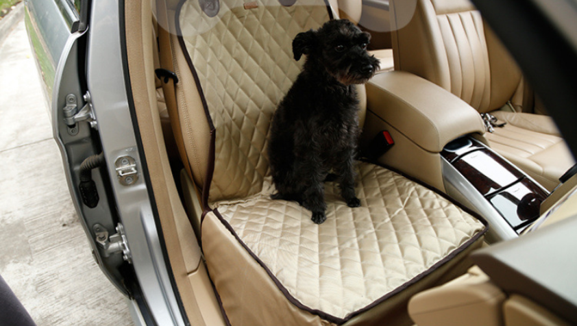 Waterproof Car Seat Protector for Dogs — Foldable 2-in-1 Cover
