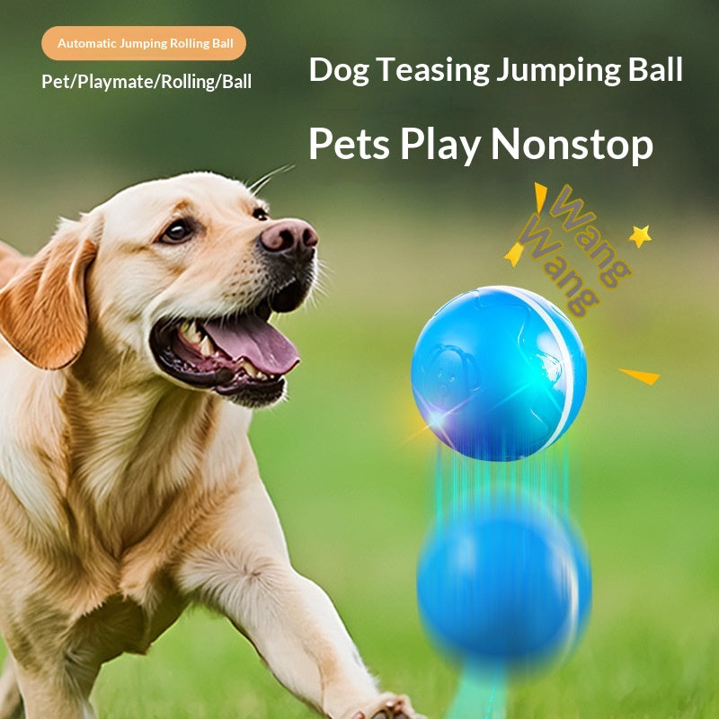 Interactive Jumping Ball Dog Toy — Remote-Controlled Electric Play