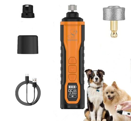 Quiet Nail Grinder for Cats & Dogs — USB Rechargeable, 2000mAh