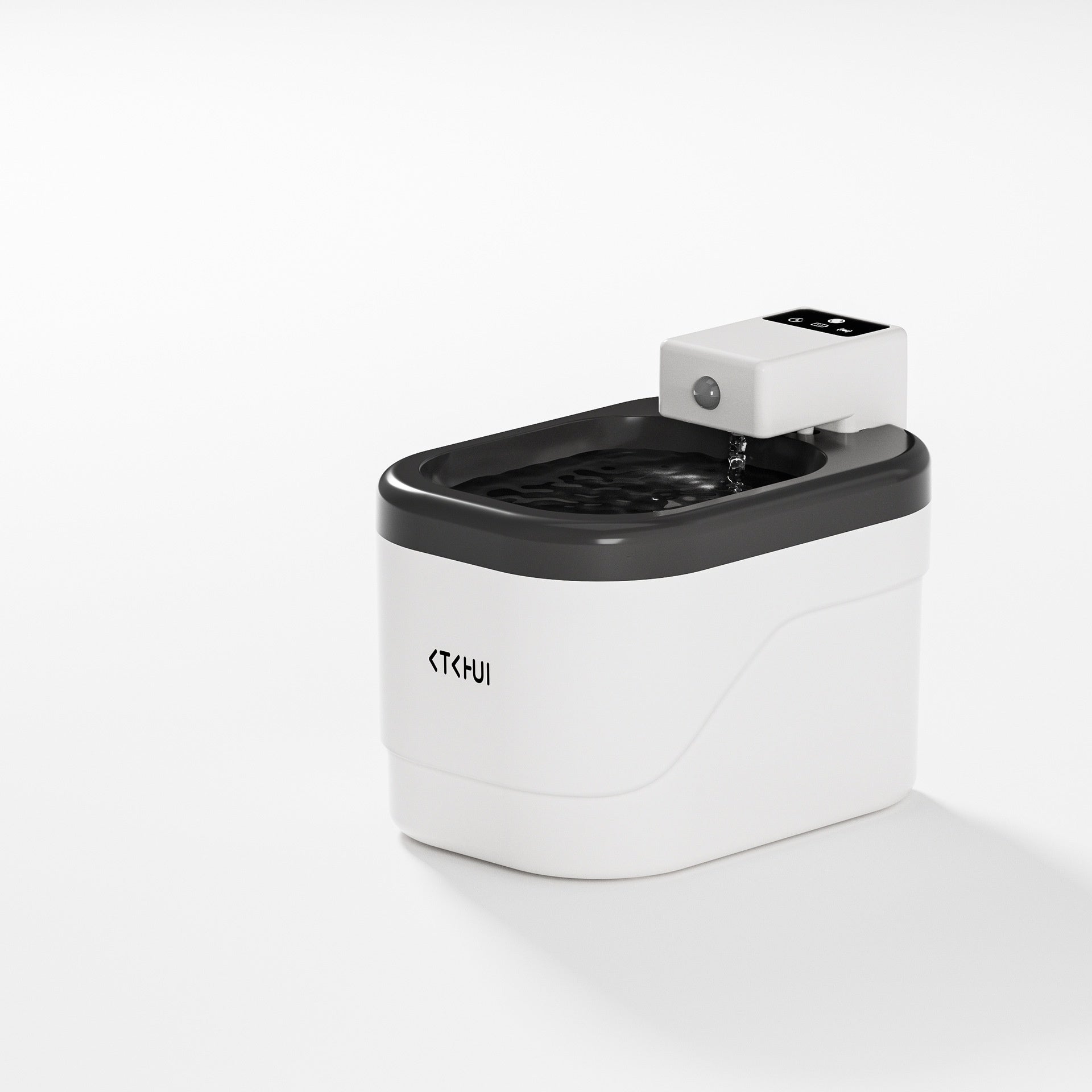 Fresh Running Water Cat Fountain — Motion-Sensing, Quiet Filtration