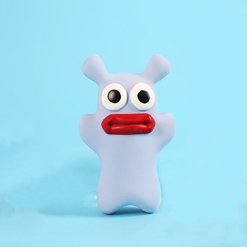 Natural Latex Squeaky Chew Toy for Small & Medium Dogs — Chew-Resistant