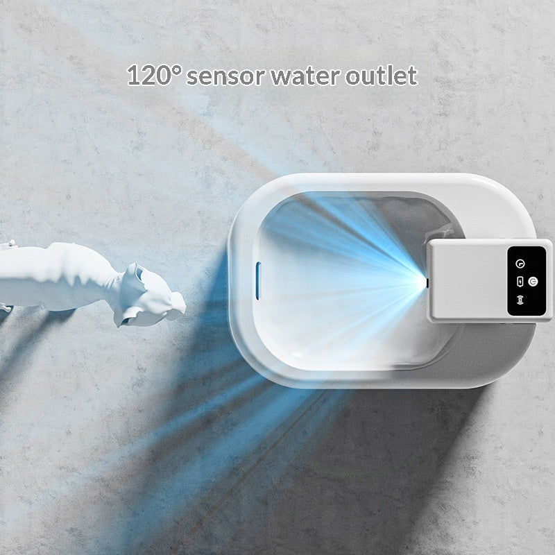 Fresh Running Water Cat Fountain — Motion-Sensing, Quiet Filtration