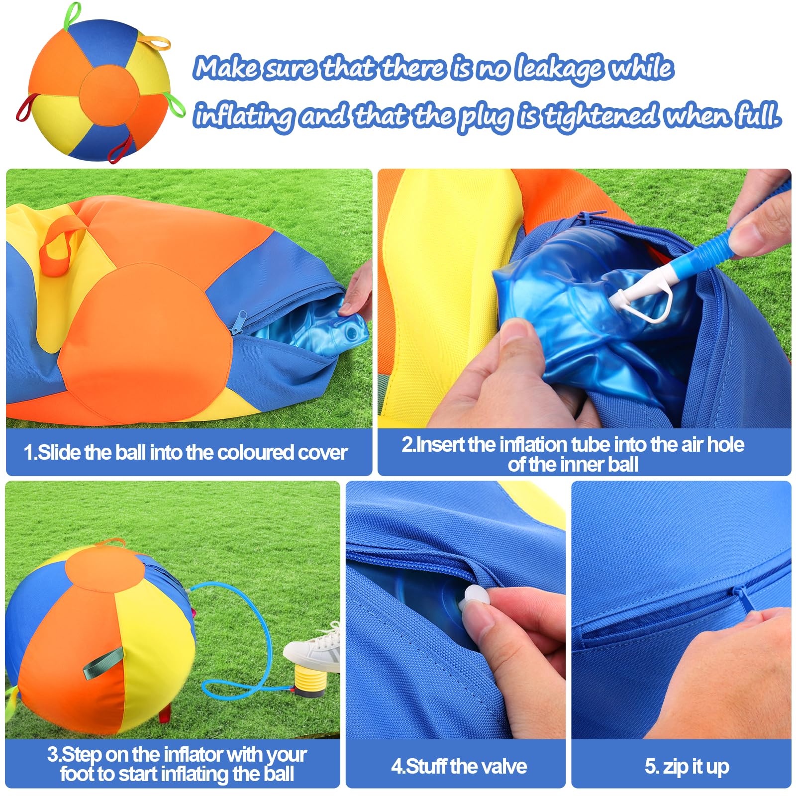 Herding Training Ball with Handles for Medium & Large Dogs — Outdoor Play
