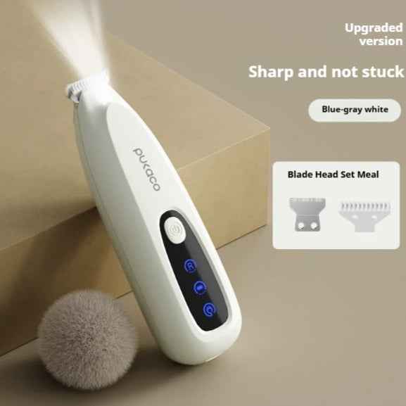 Tangle-Free Paw Trimmer for Cats — Quiet Electric Grooming Shaver