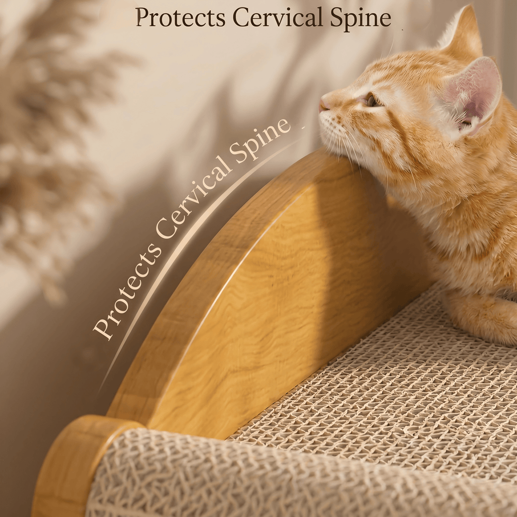 Two-Tier Cat Scratcher House with Cave & Sofa Bed — 3 Styles