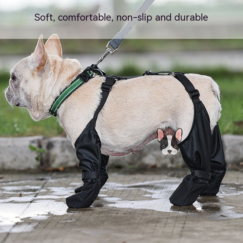 Protective Dog Boots for Outdoor Walks — Waterproof & Adjustable