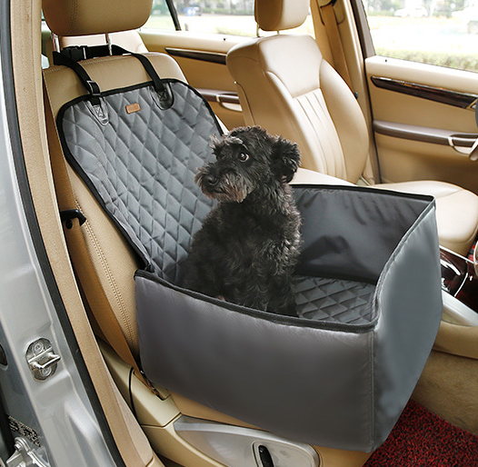 Waterproof Car Seat Protector for Dogs — Foldable 2-in-1 Cover