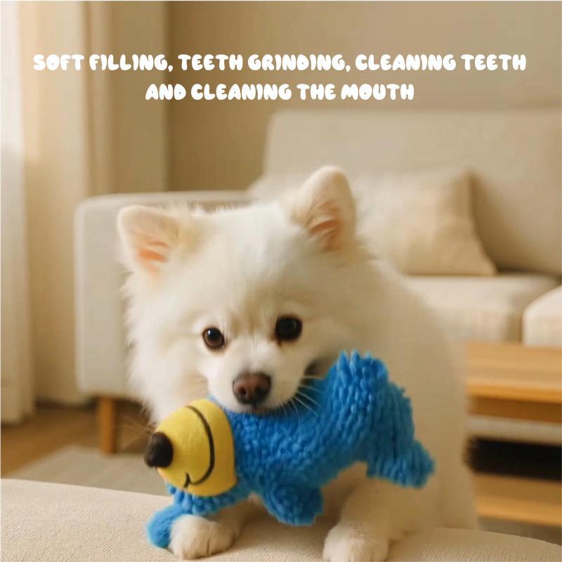 Interactive Squeaky Chew Toy for Dogs — Dental Cleaning & Enrichment
