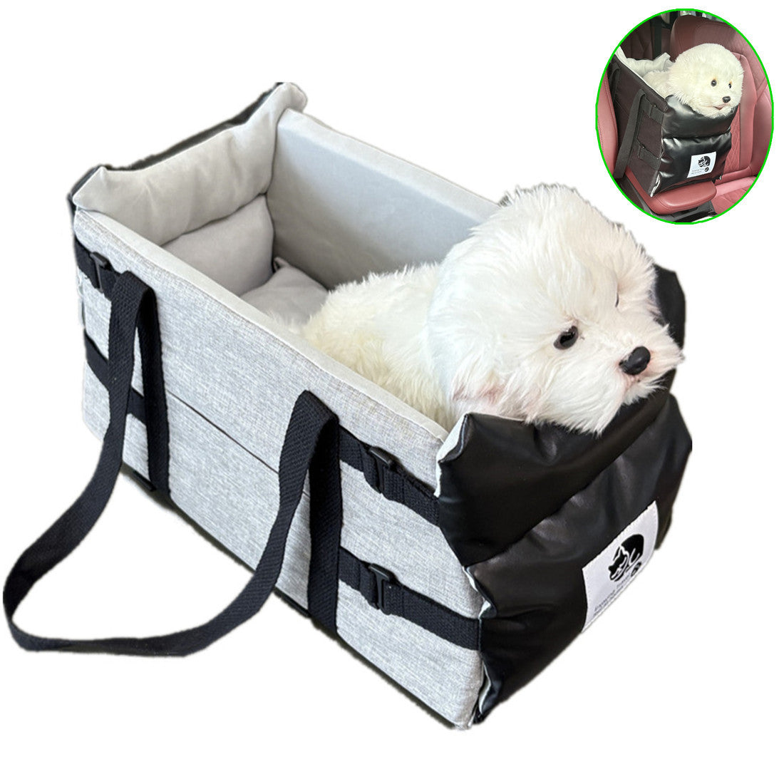 Portable Pet Carrier & Car Seat Bag for Small Dogs and Cats — Up to 5kg