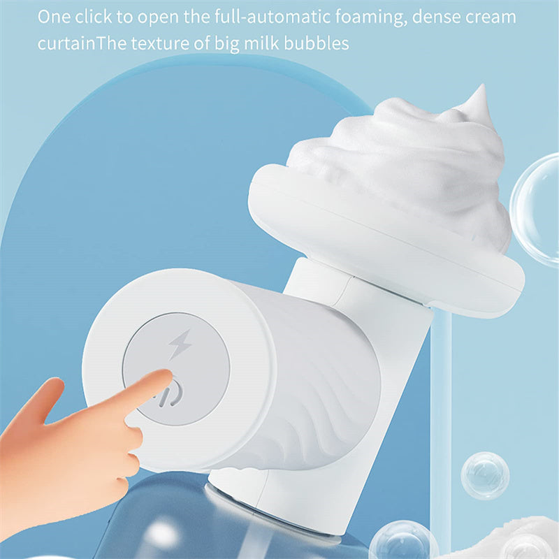 Foaming Bath Brush with Soap Dispenser for Dogs & Cats — Self-Lathering