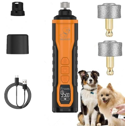 Quiet Nail Grinder for Cats & Dogs — USB Rechargeable, 2000mAh