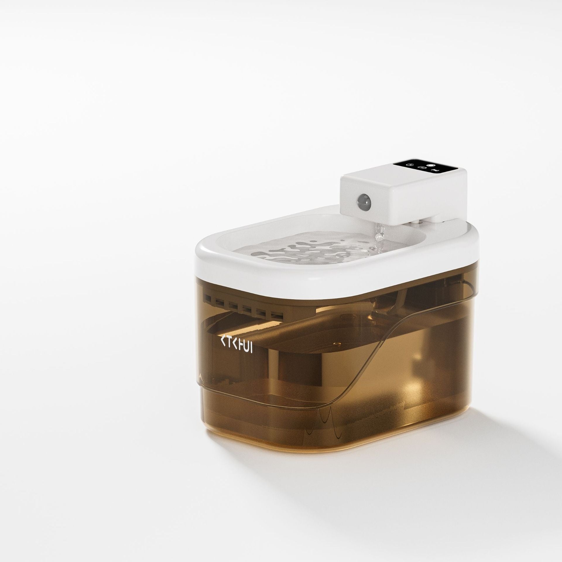 Fresh Running Water Cat Fountain — Motion-Sensing, Quiet Filtration