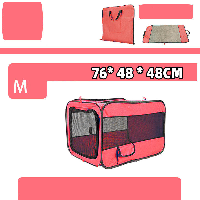 Foldable Pet Travel Carrier for Cats & Dogs — Locking Zippers