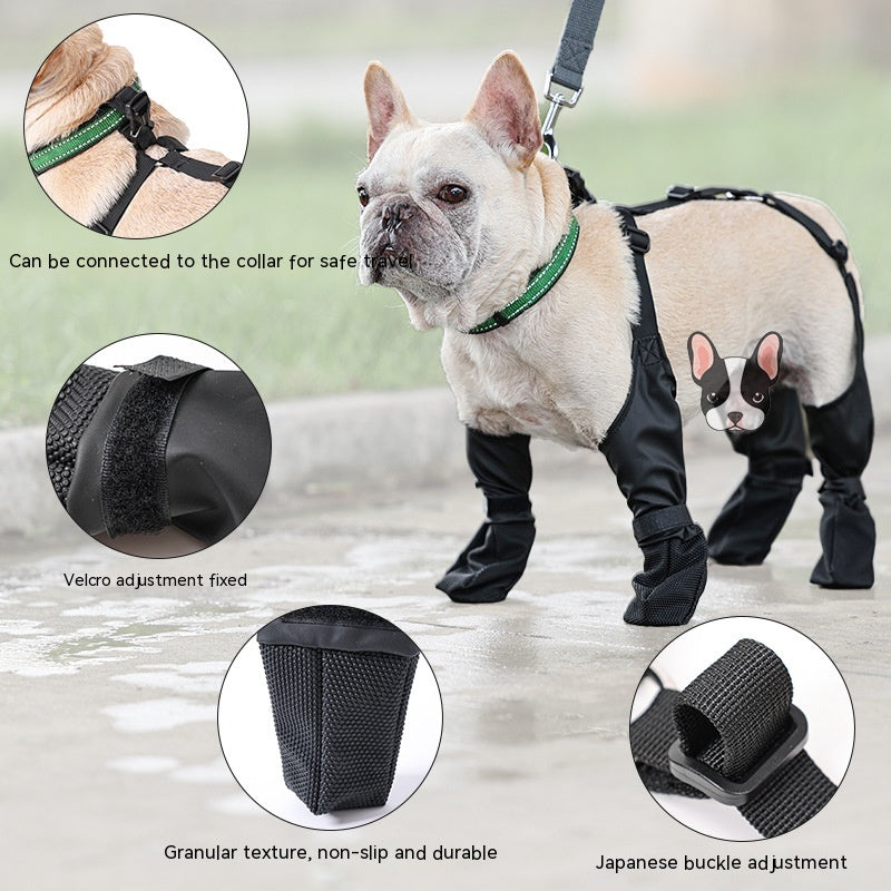 Protective Dog Boots for Outdoor Walks — Waterproof & Adjustable