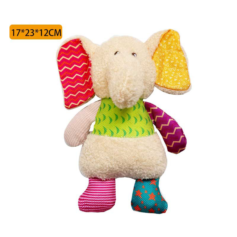 Crinkle & Squeak Plush Lion Toy for Small to Medium Dogs — Dual Squeakers