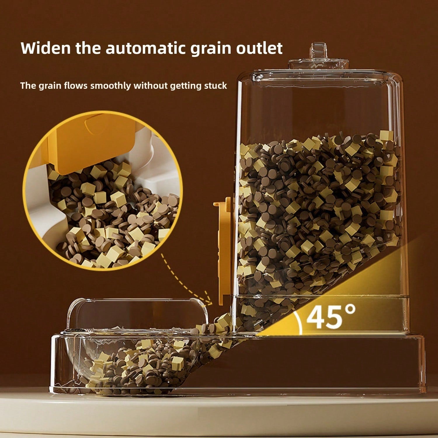 Gravity Pet Feeder & Water Dispenser for Cats and Dogs — 2-in-1
