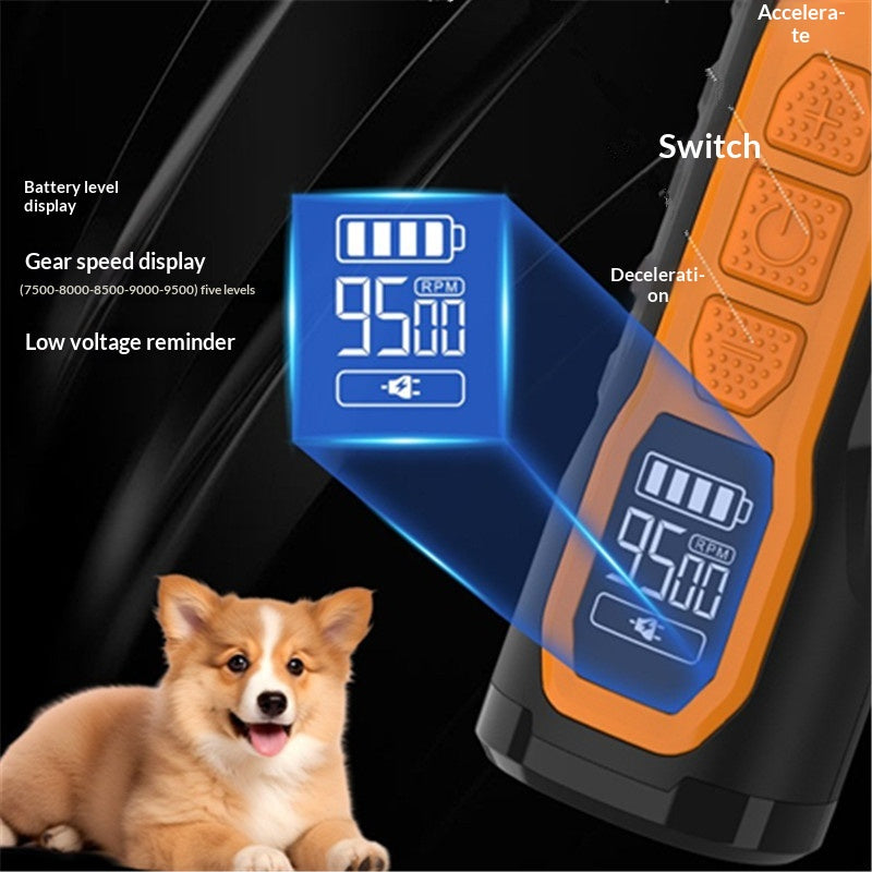 Quiet Nail Grinder for Cats & Dogs — USB Rechargeable, 2000mAh